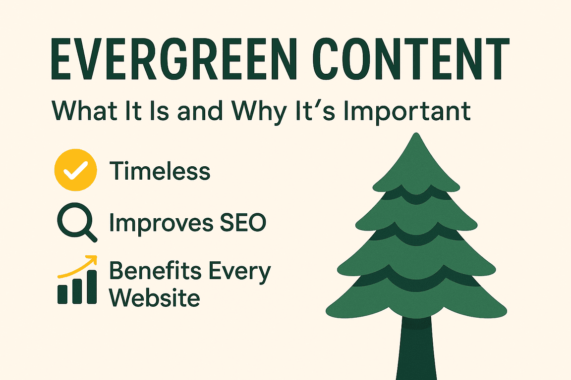 Evergreen content for websites